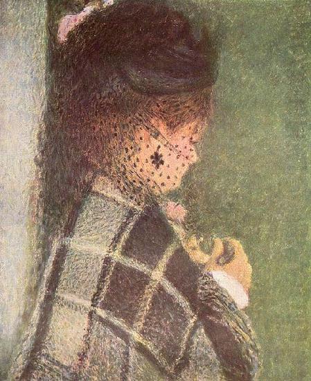 Pierre-Auguste Renoir Dame mit Schleier china oil painting image